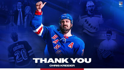Rangers Acquire Carey Terrance and a Third-Round Pick in Exchange for Chris Kreider and a Fourth-Round Pick