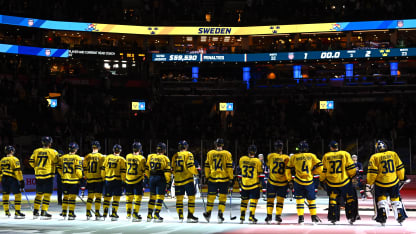 Tre Kronor spelare för spelare i 4 Nations Face Off
