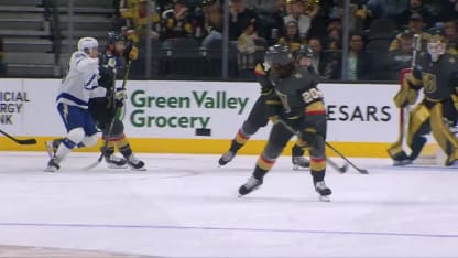 TBL@VGK: Hague scores empty-net goal