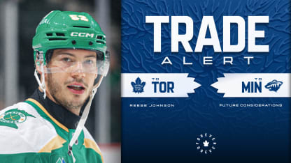 Maple Leafs Complete Trade With Minnesota Wild