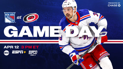 Rangers at Hurricanes: Pregame Notes | 04.12.25