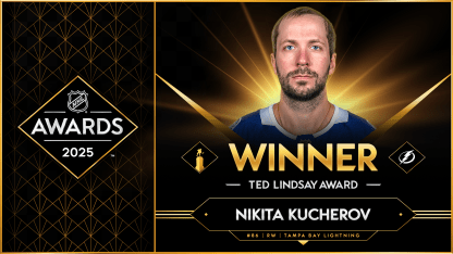 Kucherov vinner Ted Lindsay Award