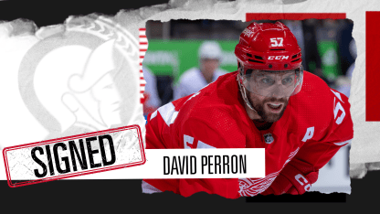 David Perron signing