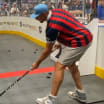 Rob Gronkowski shows hockey skills at Fanatic Fest NYC