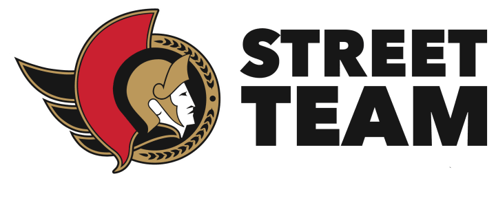 White background with a Sens logo on the left and bold black text reading "Street Team" on the right